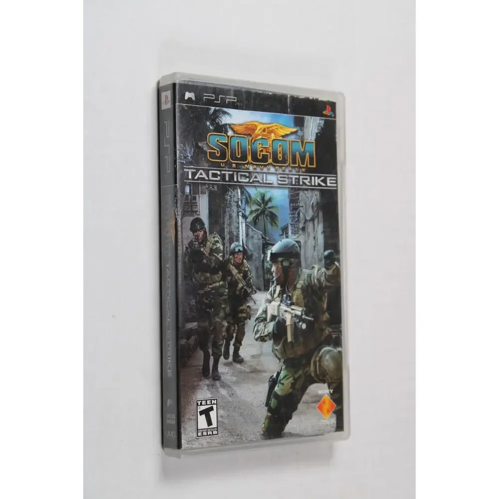 SOCOM: U.S. Navy SEALs - Tactical Strike (Sony PSP, 2007) CIB Complete w/ Manual